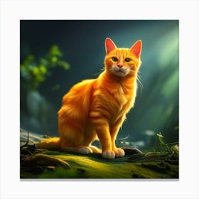 Orange Tabby Cat 1 Canvas Print