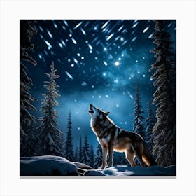 Howling Wolf 8 Canvas Print