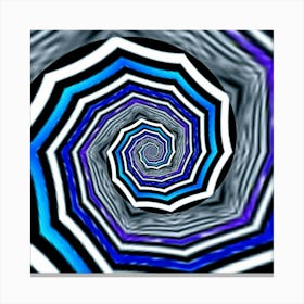 Spiral Fractal 5 Canvas Print