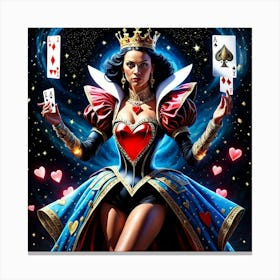 Queen Of Hearts 11 Canvas Print