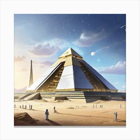 Pyramids Of Giza Canvas Print