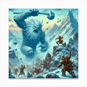 Ice Giants 1 Canvas Print