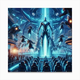 Futuristic City 7 Canvas Print