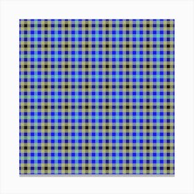 Plaid Fabric 208 Canvas Print