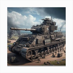 World Of Tanks Canvas Print