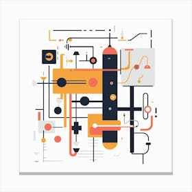 A Workflow Automation Vector Design Illustration 1718669261 3 Canvas Print