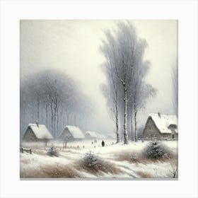 Winter Scene Canvas Print