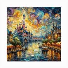 Disneyland, France 2 Canvas Print