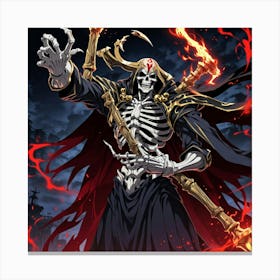 Skeleton 3 Canvas Print