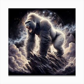 Gorilla In The Sky Canvas Print