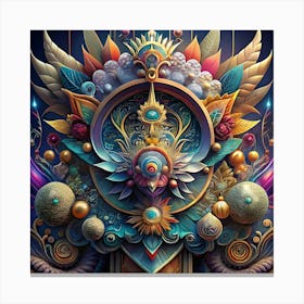 Psychedelic Art Canvas Print