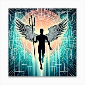 Angel Of The Sun Canvas Print