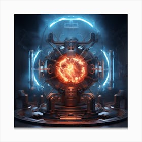 Proton fusion 2 Canvas Print