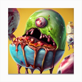 Zombie Egg Canvas Print