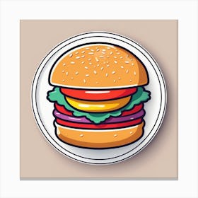 Hamburger Icon Canvas Print