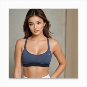 Sports Bra Top 1 Canvas Print