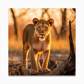 Lion Cub Canvas Print