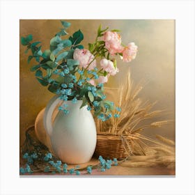 Flowers In A Vase 20 Canvas Print