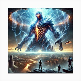 Alina Creation Super Kaiju 1 Canvas Print