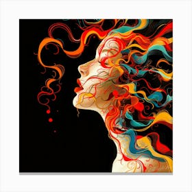 Sun Quest - Woman's Wonder Canvas Print