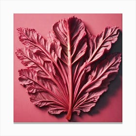 Beet Leaf Canvas Print