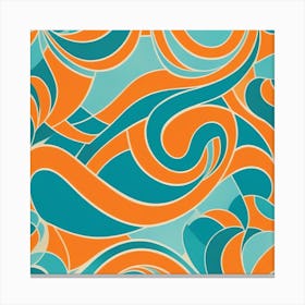 Abstract Swirls 10 Canvas Print