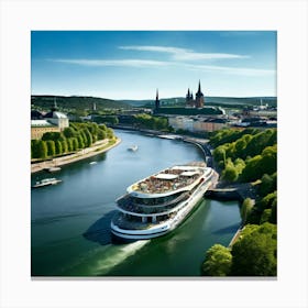 Architecture Tour Tourism River Capital Boat Skyline Scenic Vacancy Green Popular Road Wa (10) Canvas Print