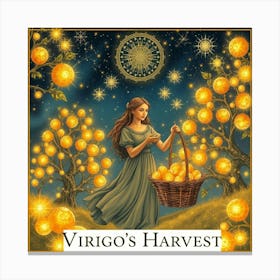 Virgo'S Harvest 1 Canvas Print