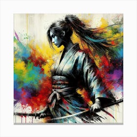 Samurai Girl 6 Canvas Print