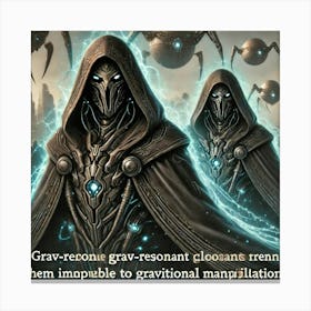 Void Reapers Grav Resonant Cloaks Canvas Print