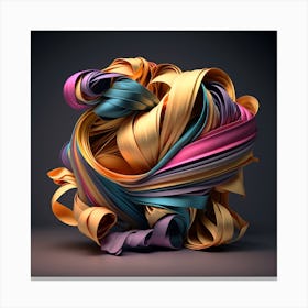 Abstract 3d Art Canvas Print