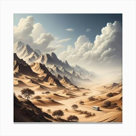 Desert Landscape 2 Canvas Print