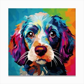 Dog Painting Canvas Print