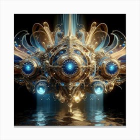 Futuristic Art Canvas Print