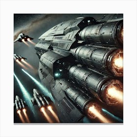 Eclipse Plasma Cannons Converted Canvas Print