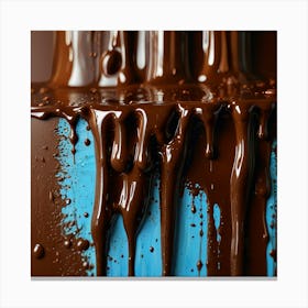 Chocolate Drips 2 Canvas Print