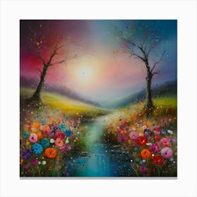 Default Pintura Con El Estilo De Yvonne Coomber Pinta Flores S 0 (1) Canvas Print