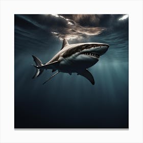 Great White Shark Canvas Print