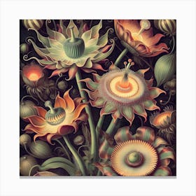 Flowers Of The Night 1 Canvas Print