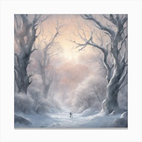 970282 In Winter, The Landscape Transforms Into A Serene Xl 1024 V1 0 Canvas Print