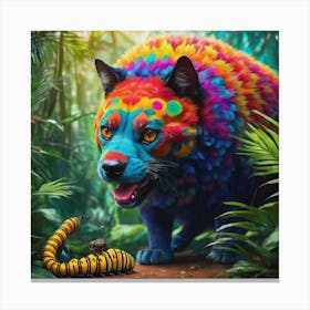 Colorful Animal Canvas Print
