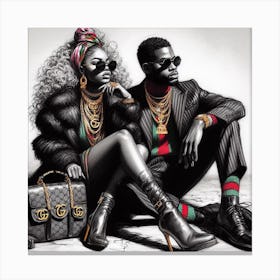 Gucci Couple 4 Canvas Print