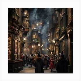 Harry Potter Street Canvas Print