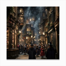 Magic  Street Canvas Print