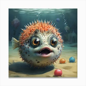 Pufferfish 2 Canvas Print