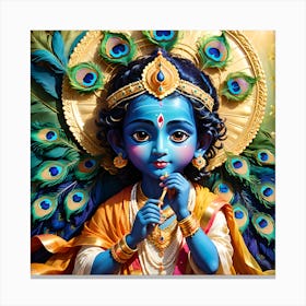 Lord Krishna Canvas Print