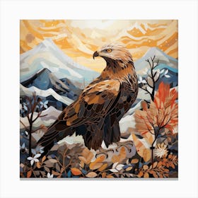 Bird In Nature Golden Eagle 4 Canvas Print