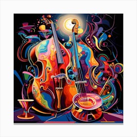 Jazz Music 3 Canvas Print