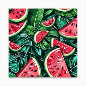 Watermelon Slices (7) Canvas Print