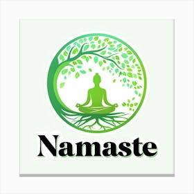 Namaste Canvas Print